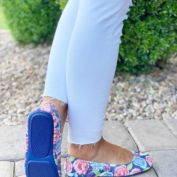 Storehouse Flats Freedom Floral Dark Blue - Picture 4 of 9